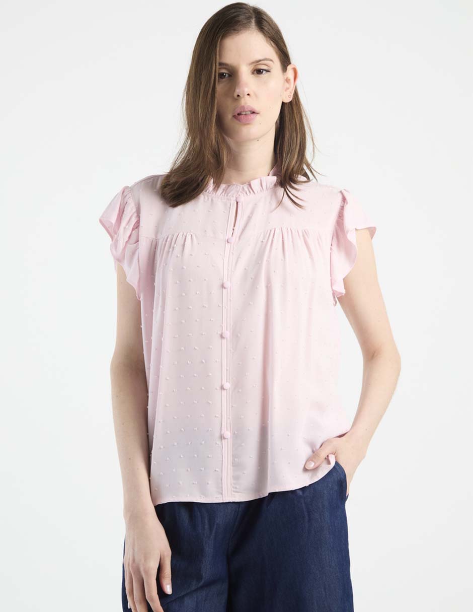 Blusa Week By Weekend manga corta para mujer