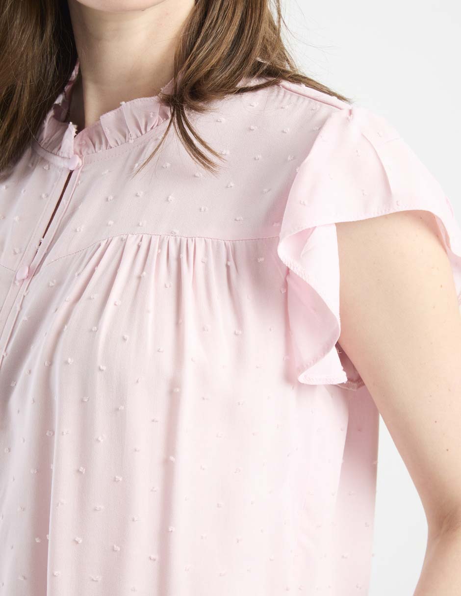 Blusa Week By Weekend manga corta para mujer