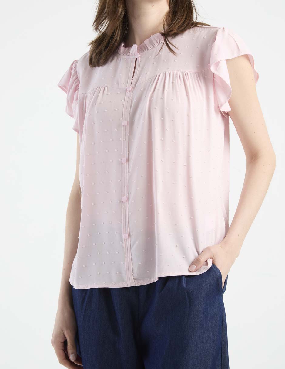Blusa Week By Weekend manga corta para mujer