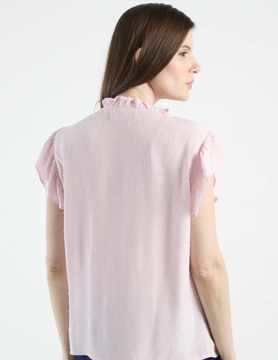Blusa Week By Weekend manga corta para mujer